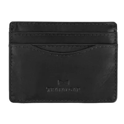Orion Curved Side Slot Leather Card Case