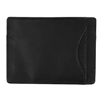 Orion Curved Side Slot Leather Card Case