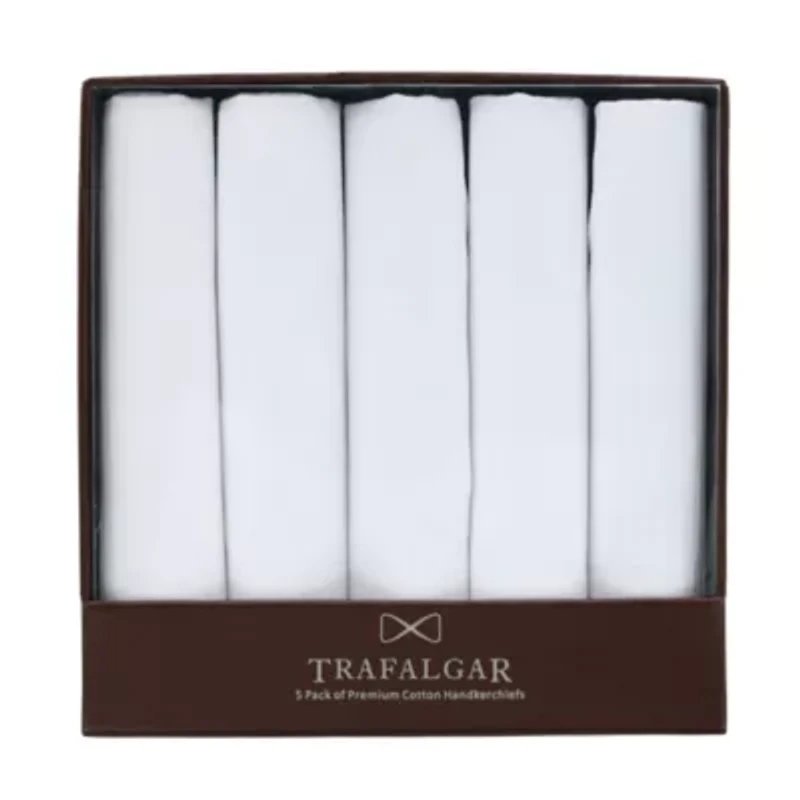 Premium Cotton Handkerchiefs (Box of 5)