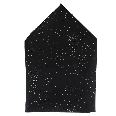 Mystere Metallic Star Light 12 x Silk Pocket Square