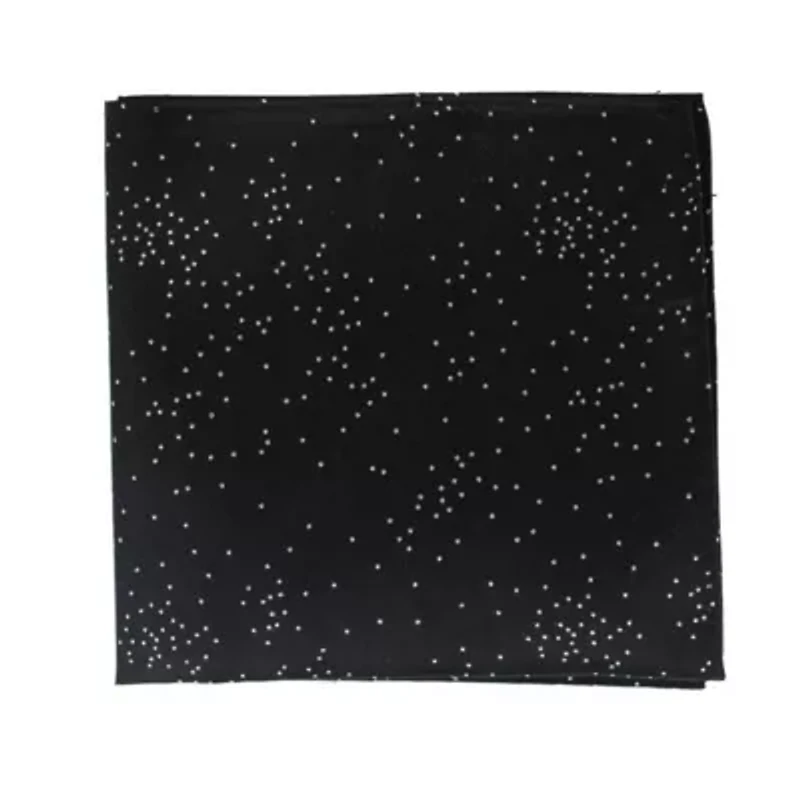 Mystere Metallic Star Light 12 x Silk Pocket Square