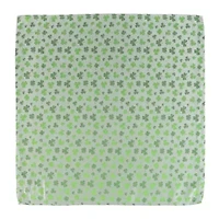 White Shamrock Novelty Silk 12x12 Pocket Square