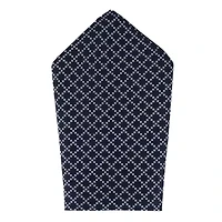 Rowan Geometric Pattern 12x12 Silk Pocket Square
