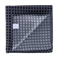 Rowan Geometric Pattern 12x12 Silk Pocket Square