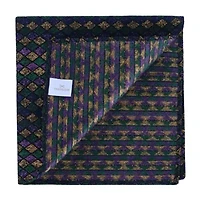 Carnival Diamond Multi-Colored Novelty Silk Pocket Square