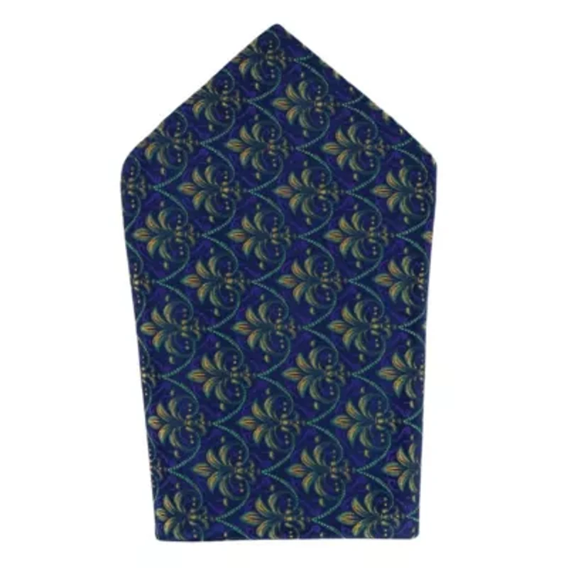 The French Quarter Fleur dis Lis Silk Novelty Pocket Square