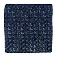 The French Quarter Fleur dis Lis Silk Novelty Pocket Square