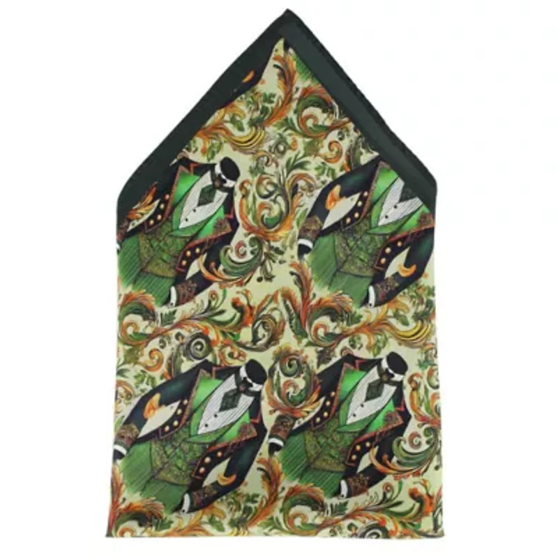 Shall We Dance Silk Novelty 12x12 Pocket Square