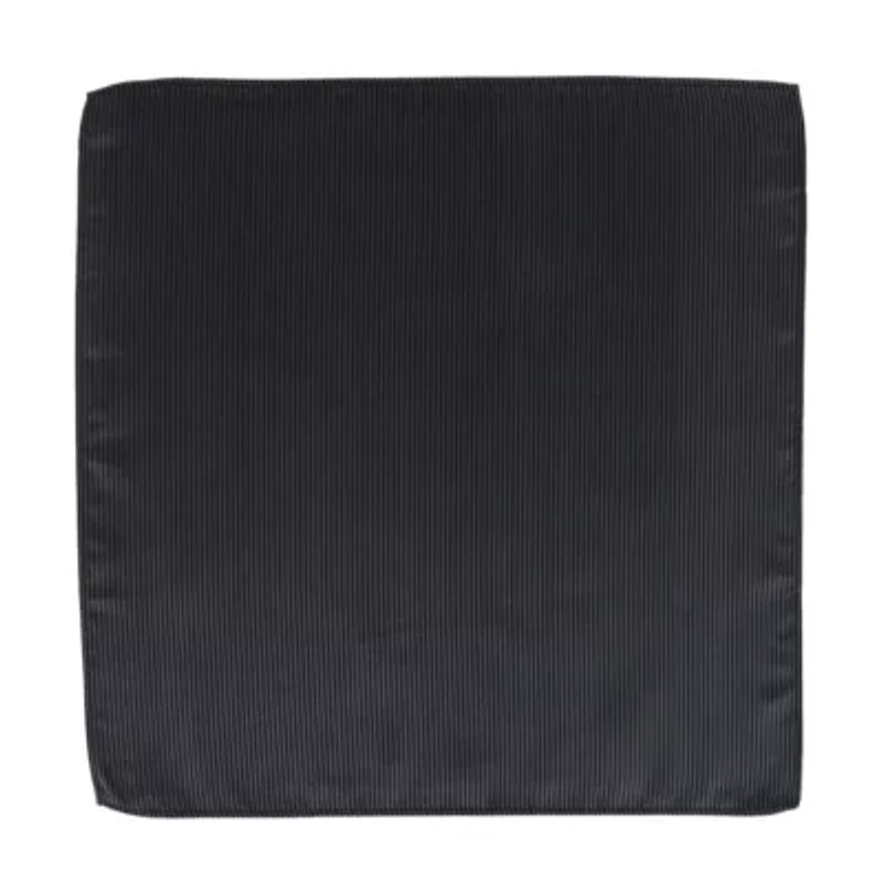 Leyton Diagonal Lined Tone on Tone Silk 12 x 12 Pocket Square