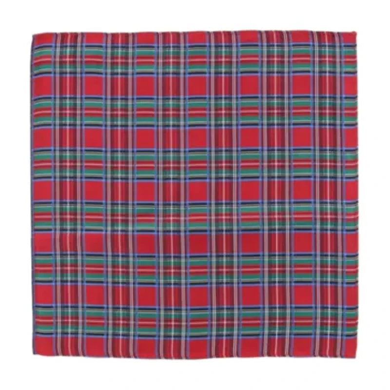 Nicholas Tartan Plaid Silk Pocket Square
