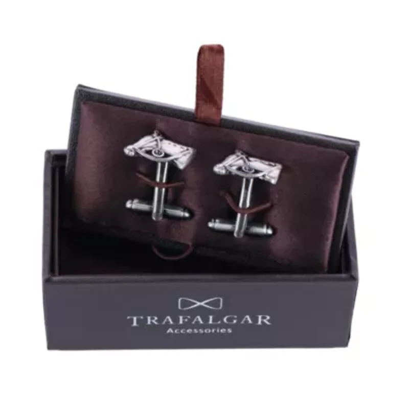 Off To The Races Horse Head Novelty Cufflinks (1 Pair)
