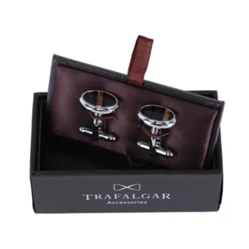 Raja the Tiger Eye Cufflinks (1 Pair)