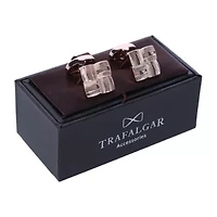 Clayton Square Detailed Rose Gold Cufflinks