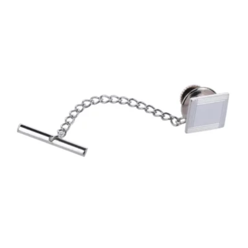 Sutton Sterling Silver Engine-Turned Tie Tack
