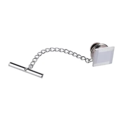 Sutton Sterling Silver Engine-Turned Tie Tack