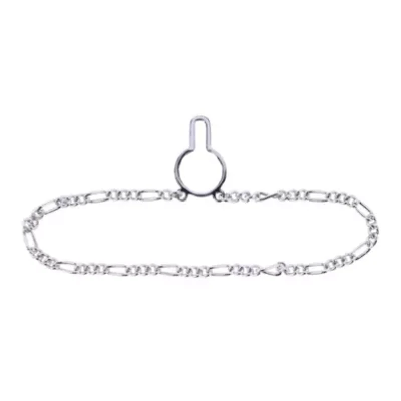 Sutton Sterling Silver Figaro Tie Chain