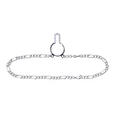 Sutton Sterling Silver Figaro Tie Chain