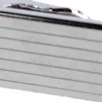 Engine Turned Sterling Silver Lined Engraveable Tie Bar