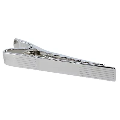 Engine Turned Sterling Silver Lined Engraveable Tie Bar