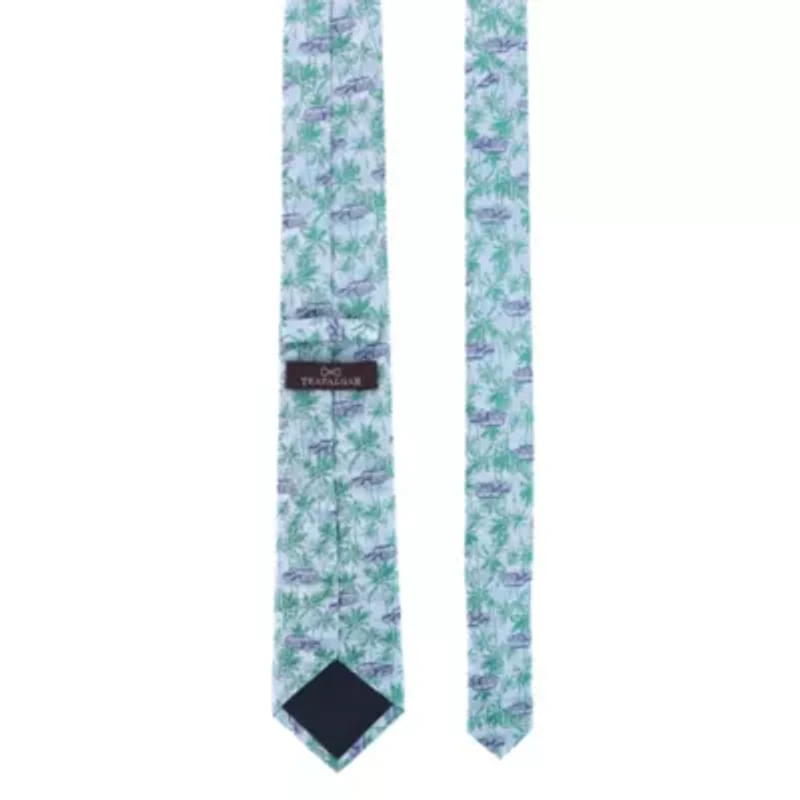 Vacation Dreams  Palm Tree Novelty Silk Necktie