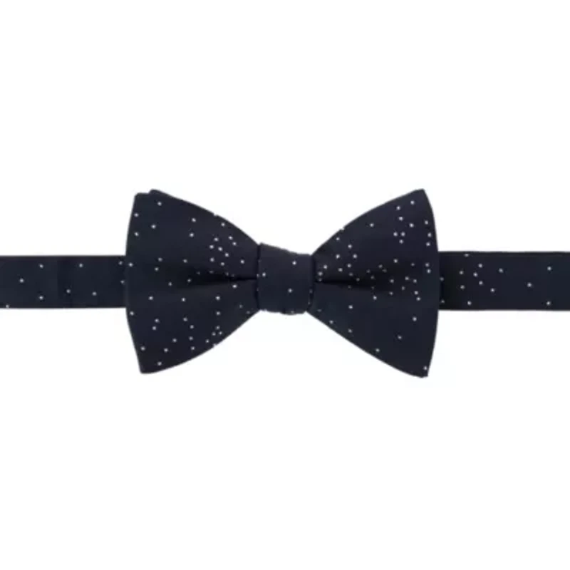 Mystere Metallic Polka Dot Silk Bow Tie