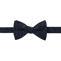 Mystere Metallic Polka Dot Silk Bow Tie