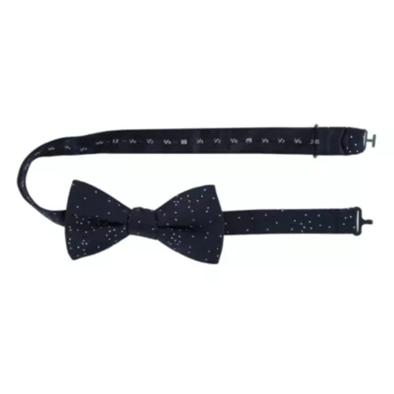 Mystere Metallic Polka Dot Silk Bow Tie