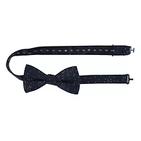 Mystere Metallic Polka Dot Silk Bow Tie