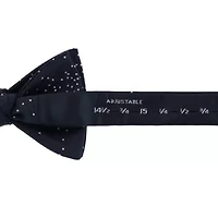 Mystere Metallic Polka Dot Silk Bow Tie