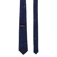 Mystere Metallic Polka Dot Silk Necktie