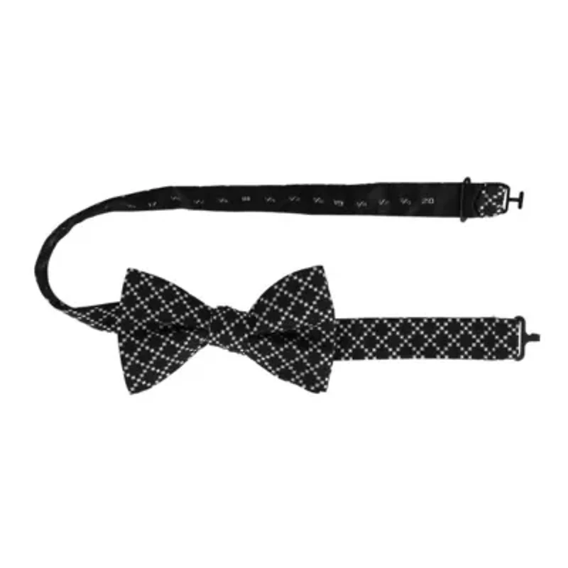 Rowan Geometric Pattern Silk Bow Tie