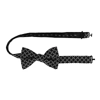 Rowan Geometric Pattern Silk Bow Tie