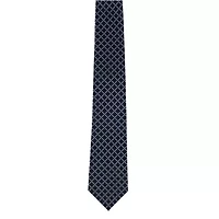 Rowan Geometric Pattern Silk Necktie