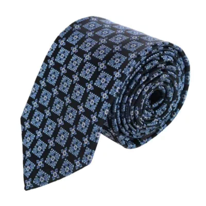 Azzimato Diamond Stately Silk Necktie