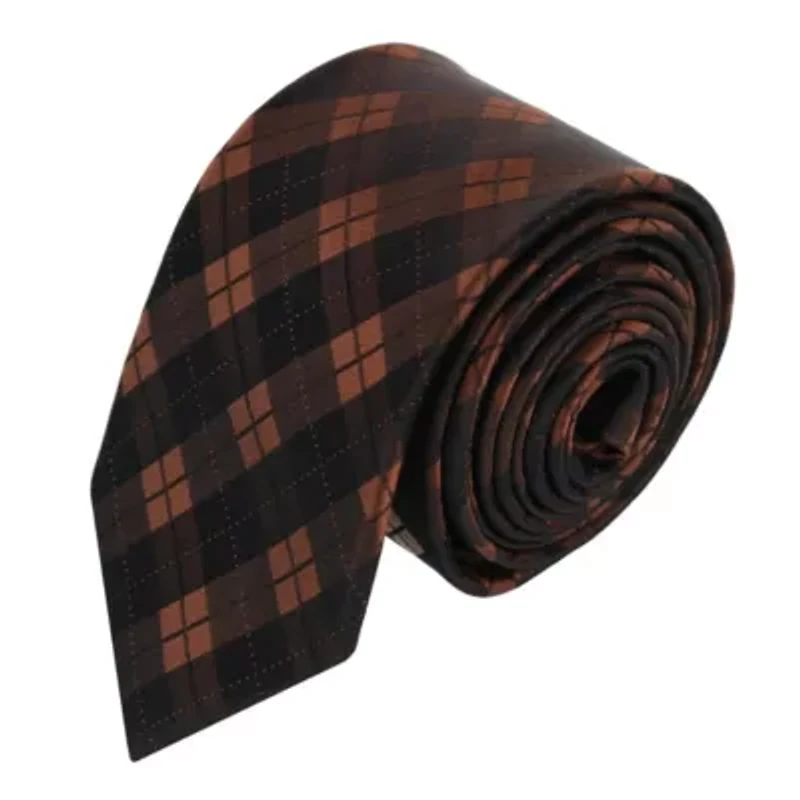 Digby Checkered Plaid Silk Necktie