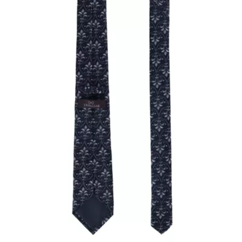 Domenico the Grande Damask Patterned Silk Necktie