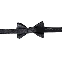 Esteban Scrolling Vines Tone on Tone Patterned Silk Bow Tie