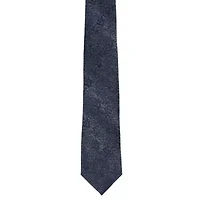 Esteban Scrolling Vines Tone on Tone Patterned Silk Necktie