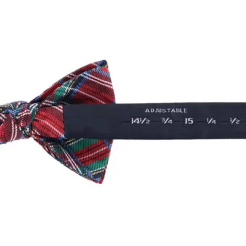 Nicholas Tartan Plaid Silk Bow Tie