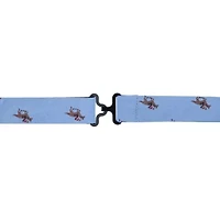Down The Stretch Racehorse Linen Blend Bow Tie