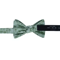 Nohea Palm Tree Linen Blend Novelty Bow Tie