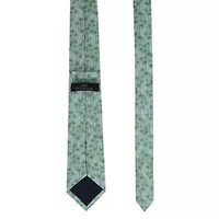 Nohea Palm Tree Linen Blend Novelty Necktie