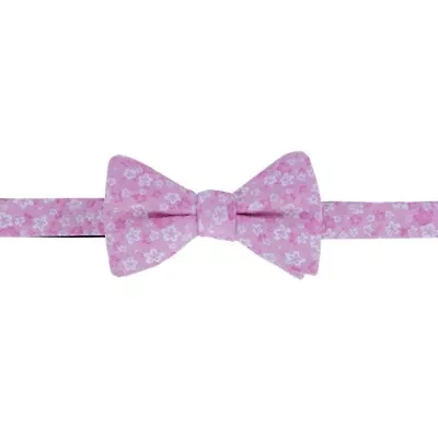 Hanami Cherry Blossom Burst Linen Blend Novelty Bowtie