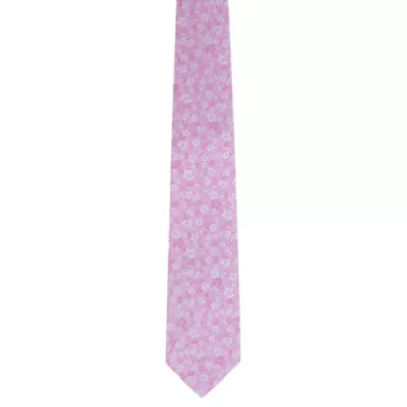 Hanami Cherry Blossom Burst Linen Blend Novelty Necktie