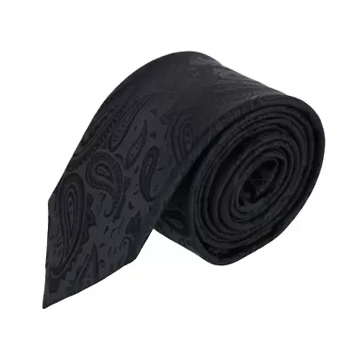 Big and Tall Banbury Tone on Paisley Silk Necktie