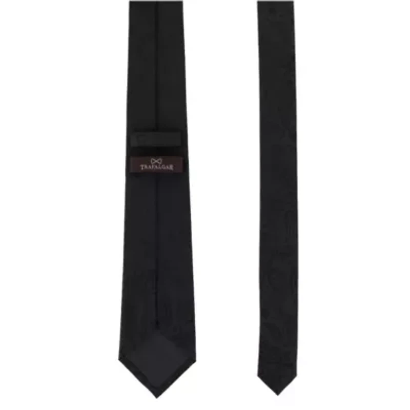 Big and Tall Banbury Tone on Paisley Silk Necktie