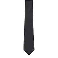 Leyton Big and Tall Diagonal Lined Tone on Tone Silk Necktie