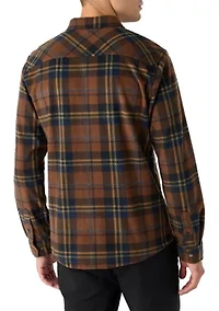 Glacier Plaid Superfleece Button Down Shirt
