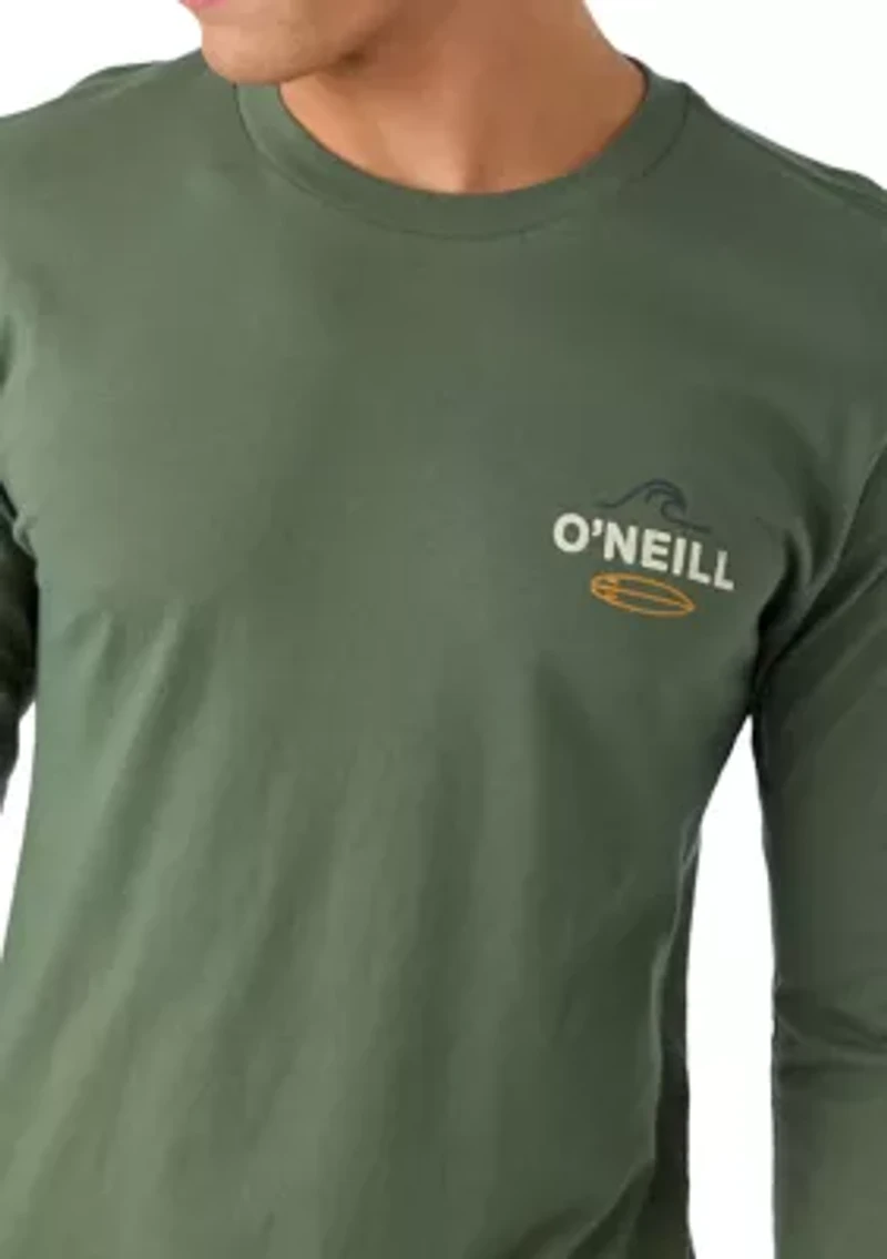 Men's Rip Tide Long Sleeve Graphic T-Shirt