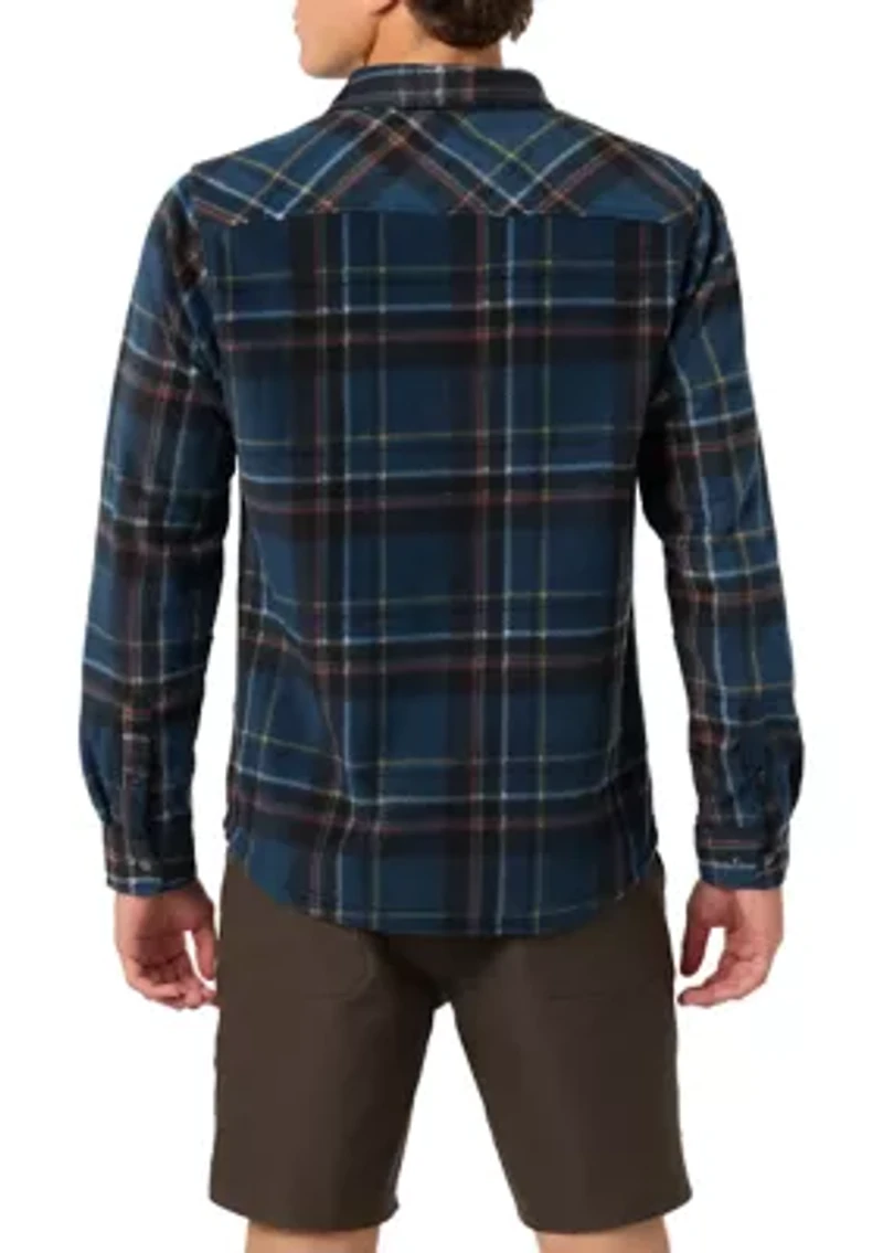 Men's Glacier Plaid Superfleece Button Down Shirt